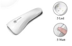 Lámpara UV/Led mini portátil Con Mango