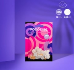 Pads Para Pododisc 240 grit XS Blanco