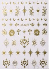 sticker 3D gold JO-2439