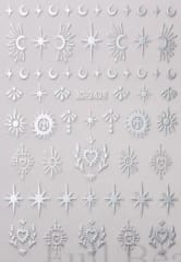 sticker 3D silver JO-2439