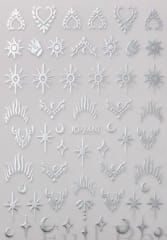 sticker 3D silver JO-2440