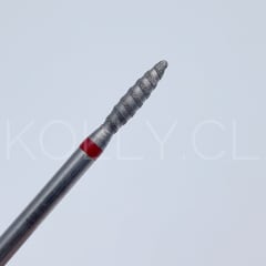 Twister Redondeada Roja 0.21