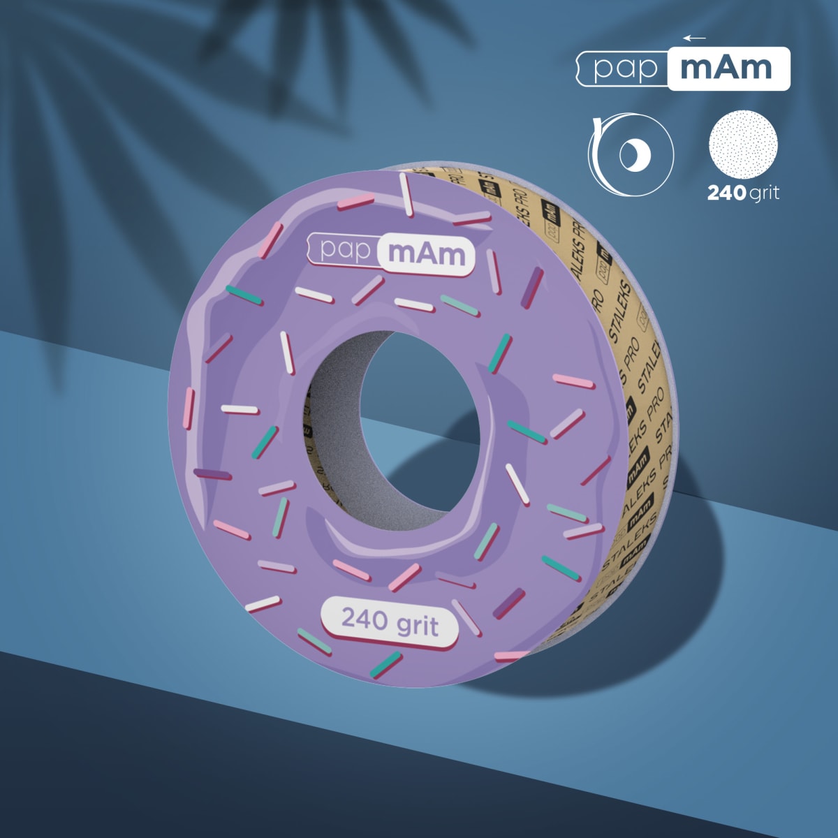 Staleks Lima Bobbinail repuesto PapmAm 240grit bco1