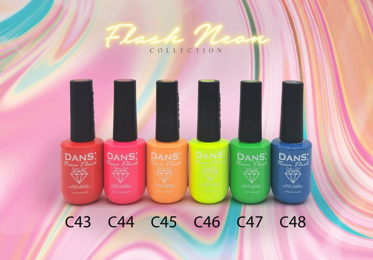 Colección Gel Color NEON FLASH C43-C48 0
