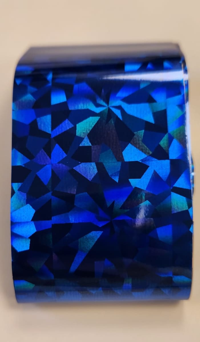 Papel Foil 1mt azul2
