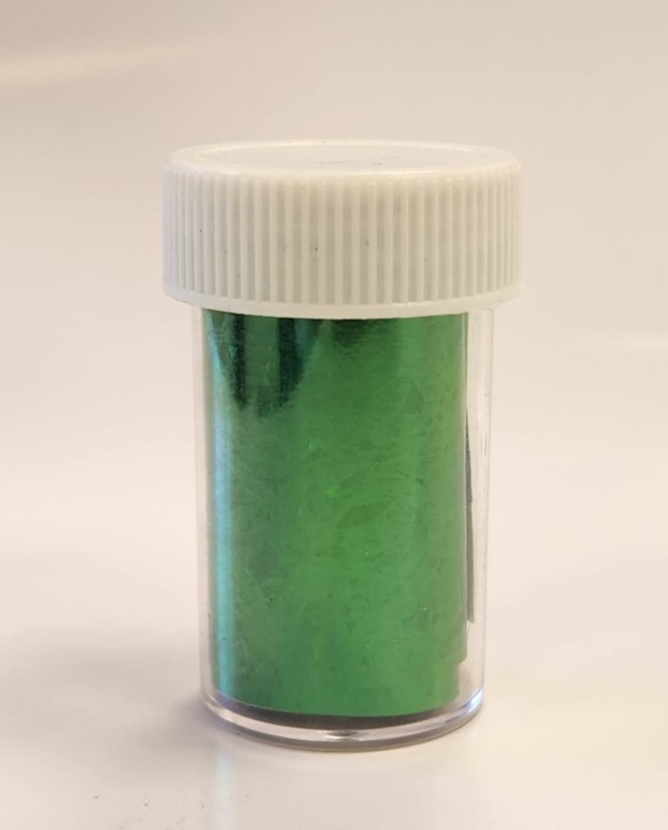 Papel Foil 1mt verde 0