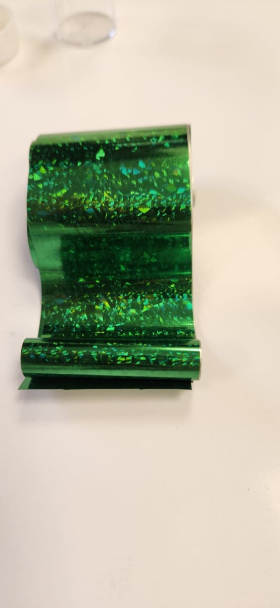 Papel Foil 1mt verde2