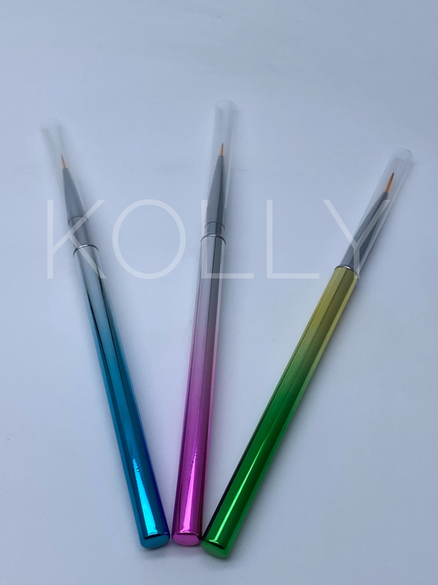Kit 3 pinceles liner holograficos1