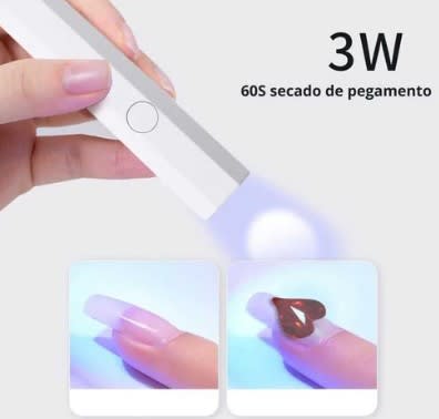 Lámpara UV/Led mini portátil Hexagonal1