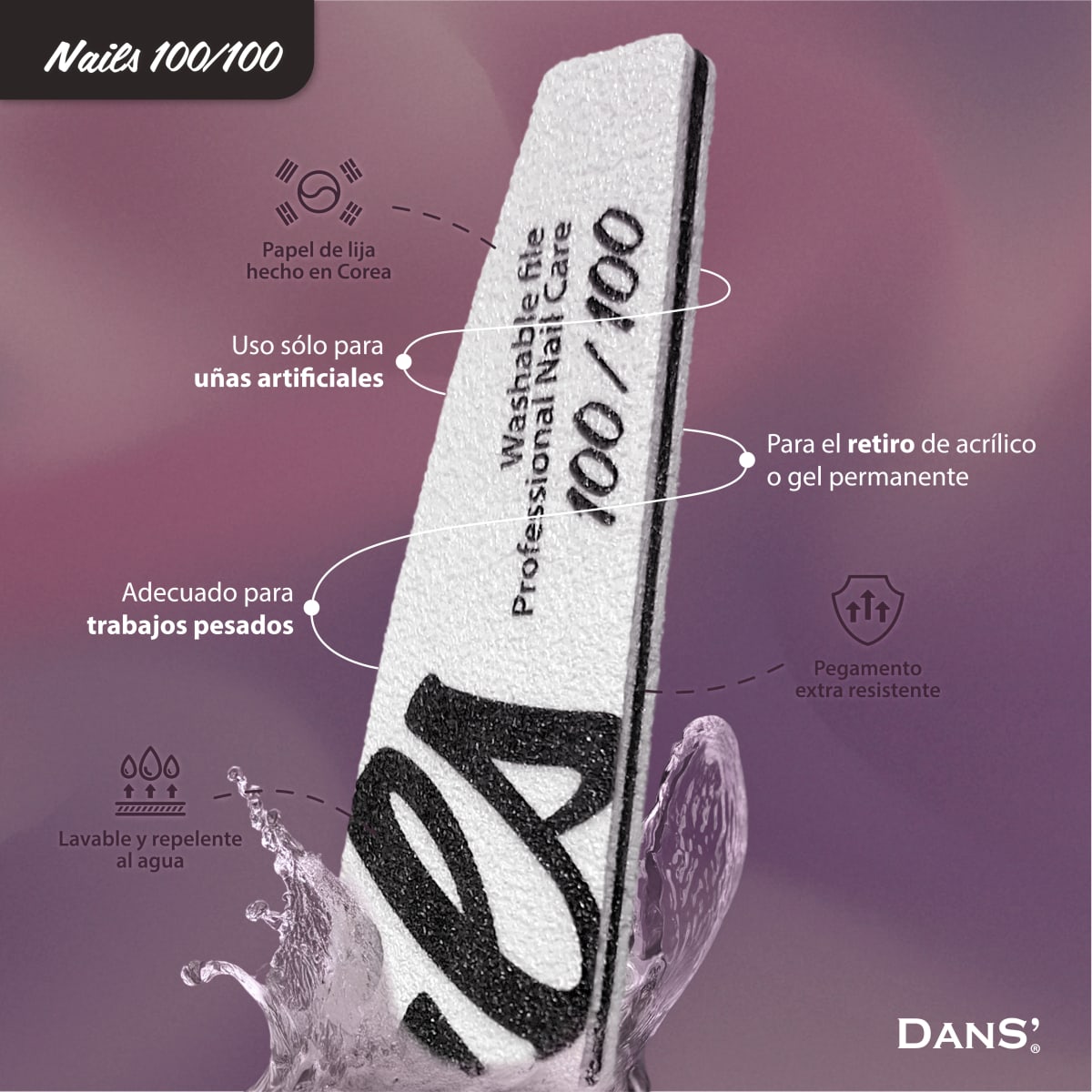 Lima Nails File Impermeable DANS 0