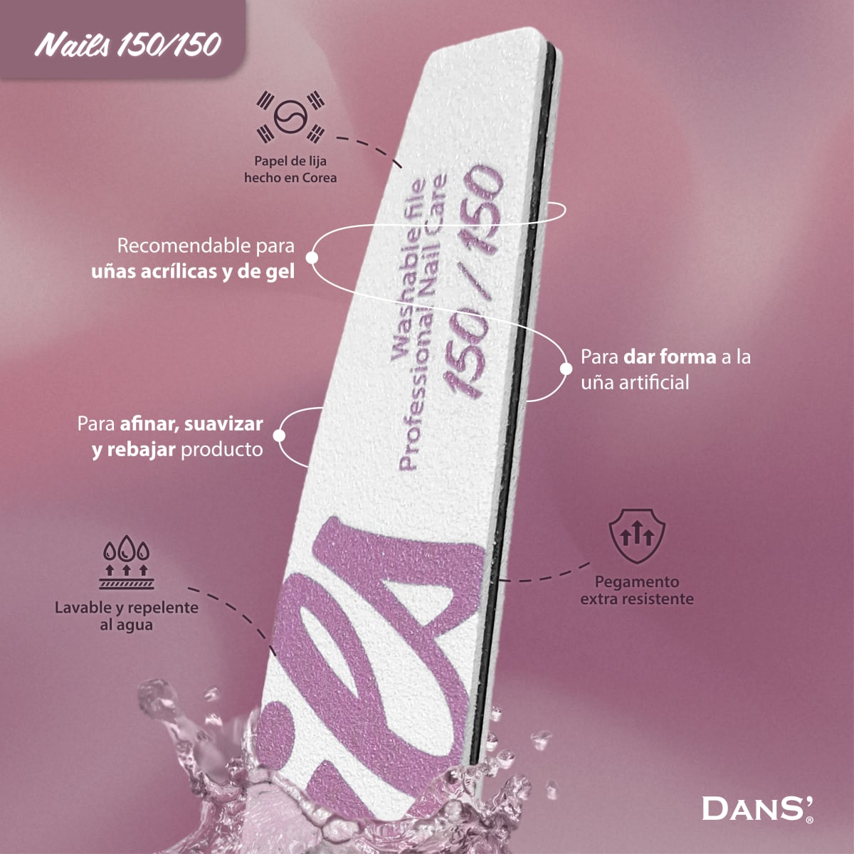 Lima Nails File Impermeable DANS4