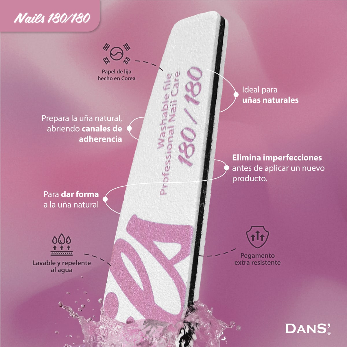 Lima Nails File Impermeable DANS2