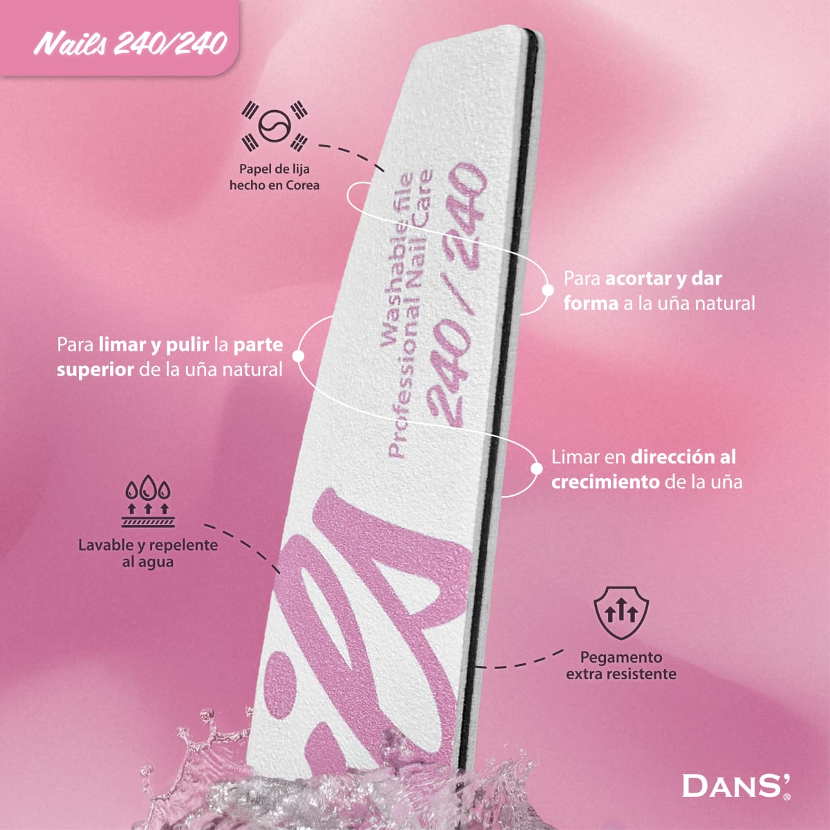 Lima Nails File Impermeable DANS3