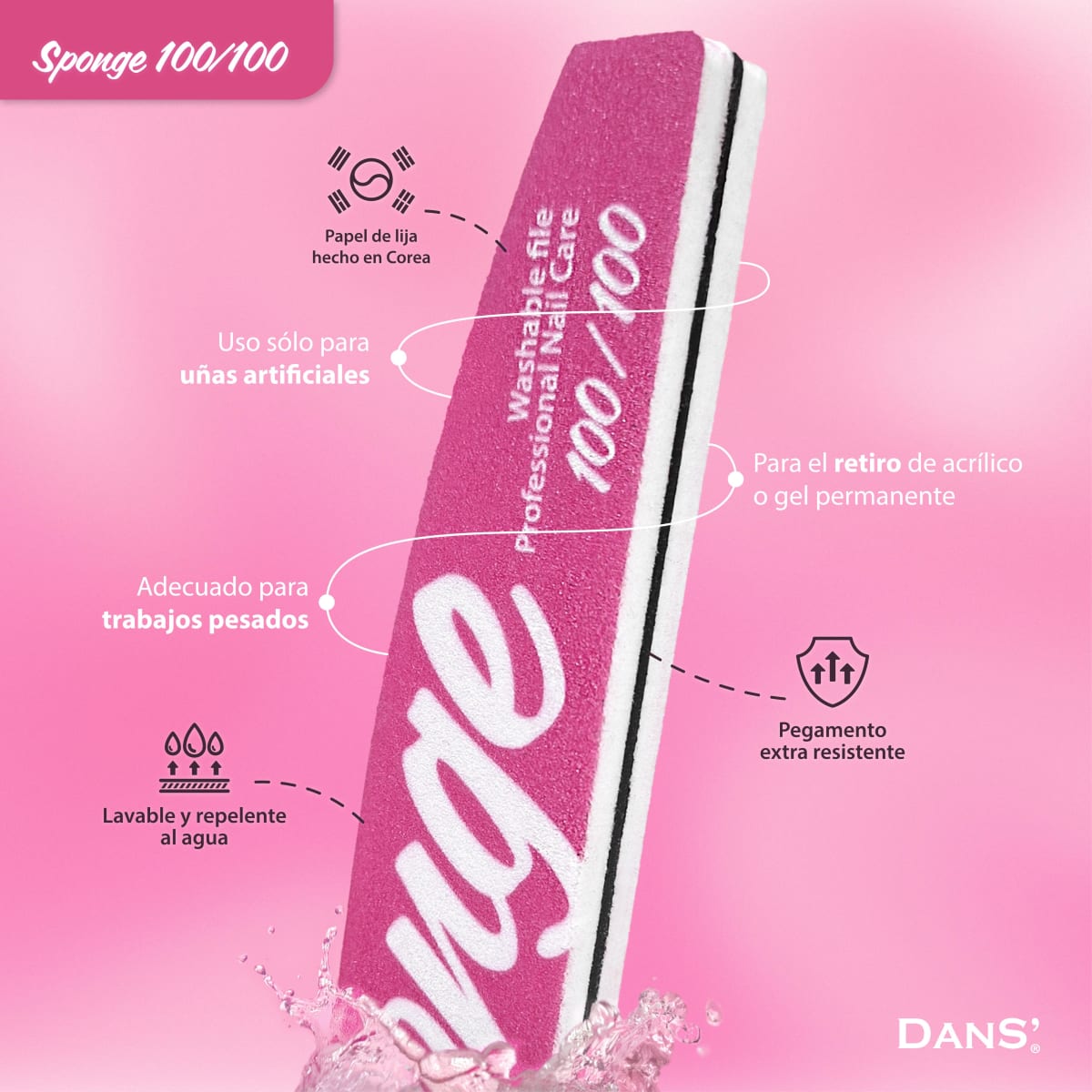 Lima Nails Sponge Impermeable DANS1