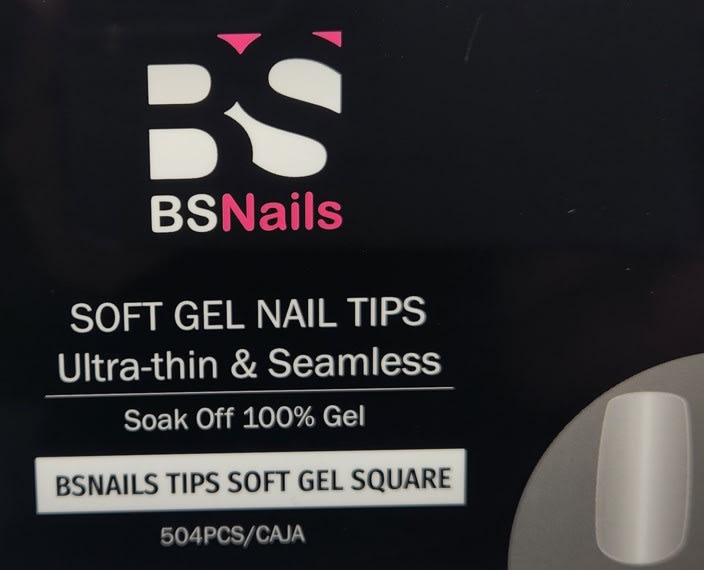 Tips Soft Gel BS Nail Square 0
