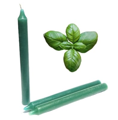 3 Velas Esotéricas Albahaca