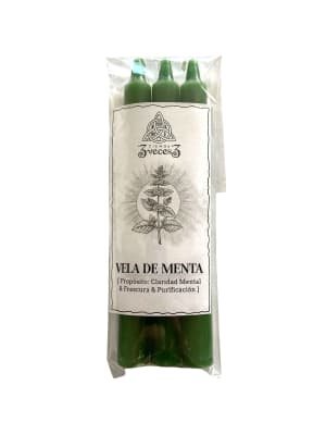 3 Velas Esotericas Menta