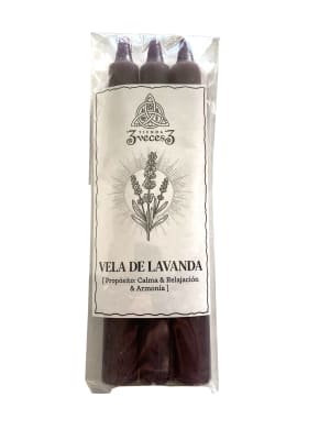3 Velas Esotericas Lavanda