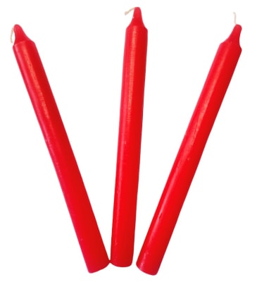 3 Velas Rojas