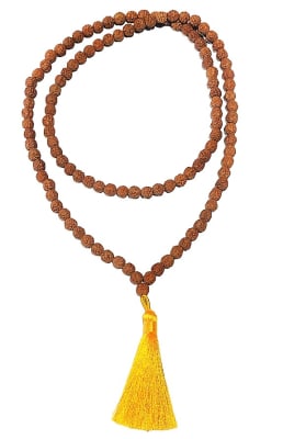 Japa Mala Rudraksha Amarillo