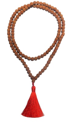 Japa Mala Rudraksha Rojo