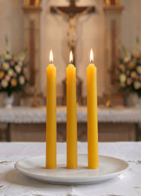 3 Velas Arcángel Jofiel