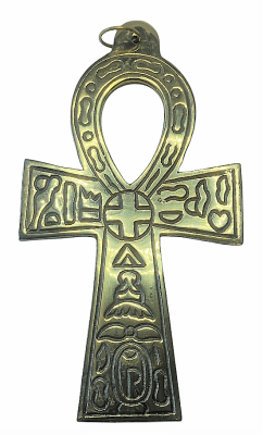 Cruz Ankh en Bronce 15 x 9 cm