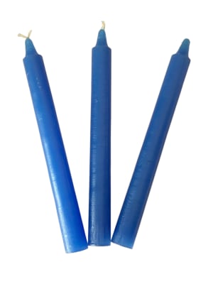 3 Velas Azules