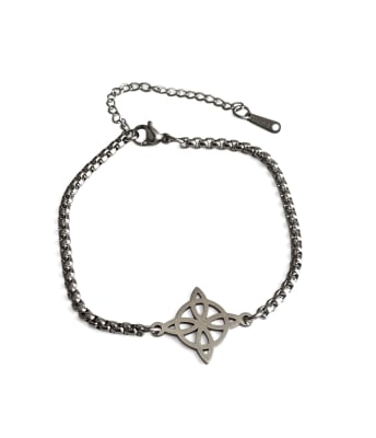 Pulsera Acero Nudo de Bruja