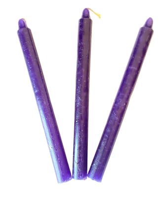 3 Velas Moradas