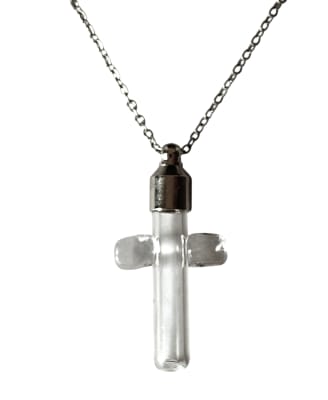 Colgante Cruz para Agua Bendita