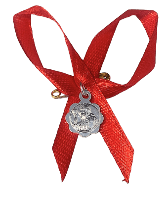 Medalla San Benito con Cinta Roja