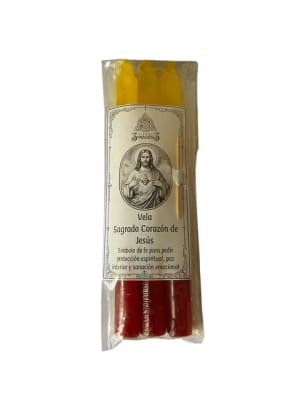 3 Velas del Sagrado Corazón de Jesús