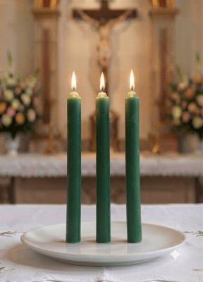 3 Velas Arcángel Rafael