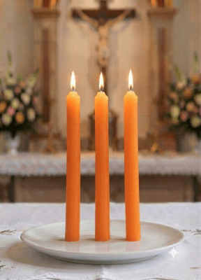 3 Velas Arcángel Uriel