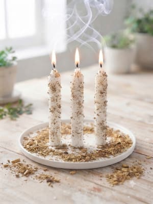 3 Velas Esotéricas Palo Santo
