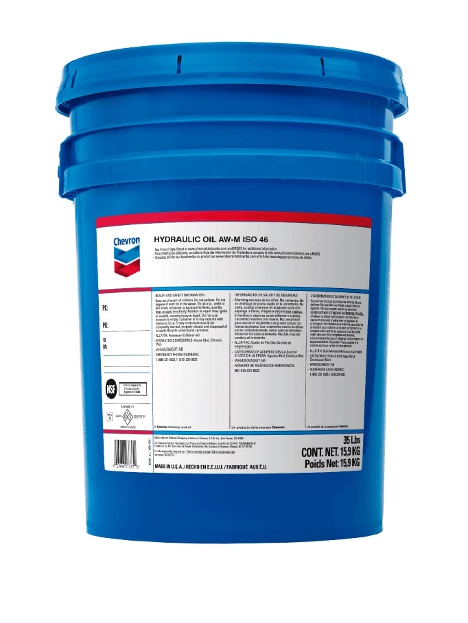 ACEITE CHV HYD OIL AW ISO 46 B.18,9L lubramax