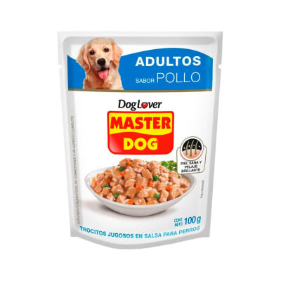 SOBRE MASTER DOG ADULTOS POLLO 100 GR