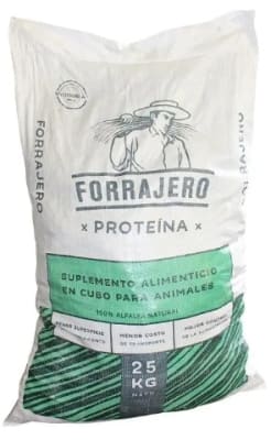 ALFALFA EN CUBOS SACO 25 KG