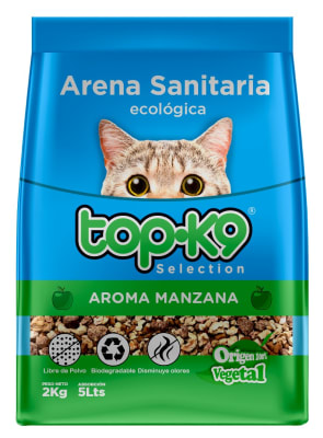 ARENA TOPK9 ECO MANZANA 2 KG1