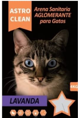 ARENA AGLUTINANTE ASTRO CLEAN LAVANDA 2 KG