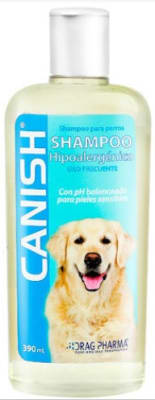 SHAMPOO CANISH HIPOALERGENICO 390 ML1