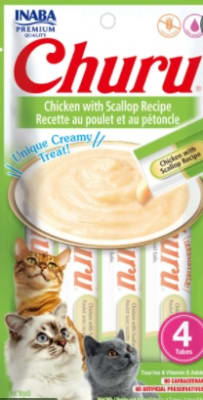 CHURU CAT TUNA WITH SCALLOP RECIPE 56 GR