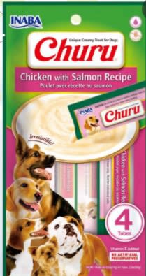 CHURU DOG CHICKEN WITH SALMON RECIPE 56 GR