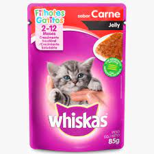 SOBRE WHISKAS GATITO CARNE JELLY 85 GR1