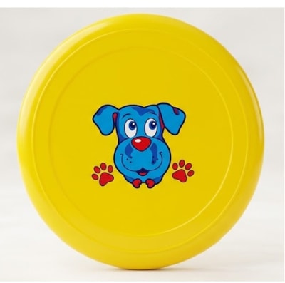 FRISBEE PERRO AMARILLO 22X21