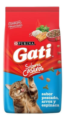 GATI ADULTO PESCADO ARROZ Y ESPINACA 15 KG