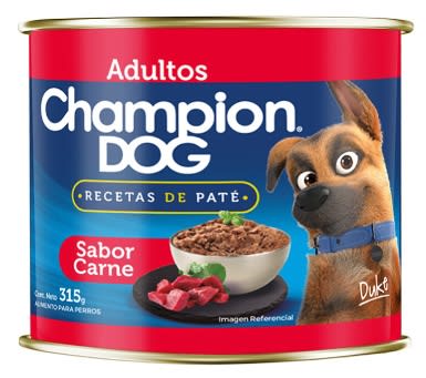 LATA CHAMPION DOG CARNE 315 GR1