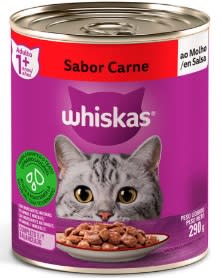 LATA WHISKAS ADULTO CARNE 290 GR1