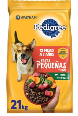 PEDIGREE ADULTO RAZA PEQUEÑA 21 KG